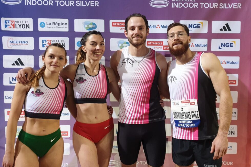 Le 4x200m mixte qualifié au meeting prenium de Lyon